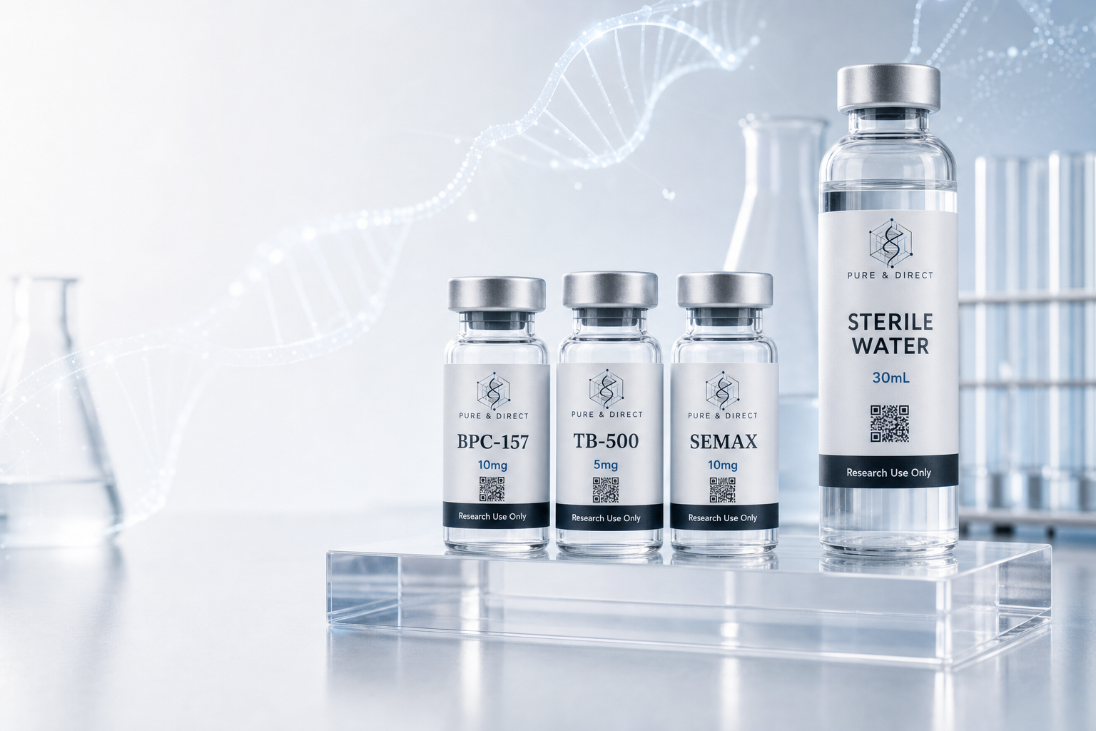 Premium laboratory still-life placeholder